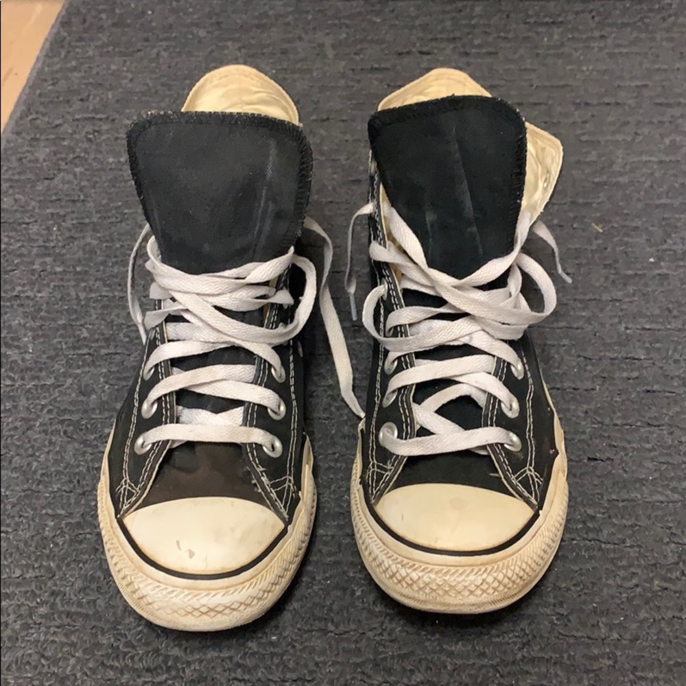 High top black converse